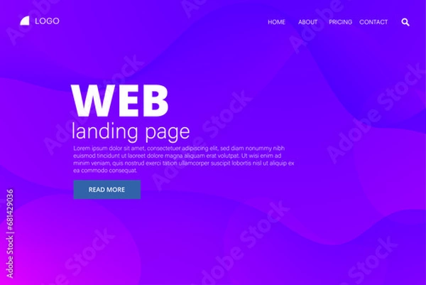 Fototapeta Abstract purple background, abstract purple background with waves