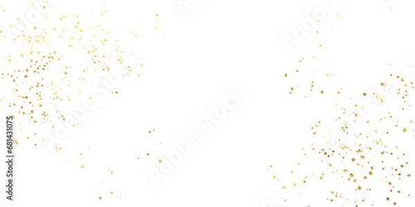 Fototapeta Gold Foil Frame gold splatter frames glitter,Gold stroke  background. Gold sparkle splatter border.