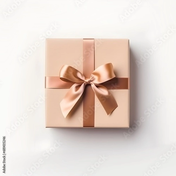 Obraz Elegant Gift Box with Satin Ribbon