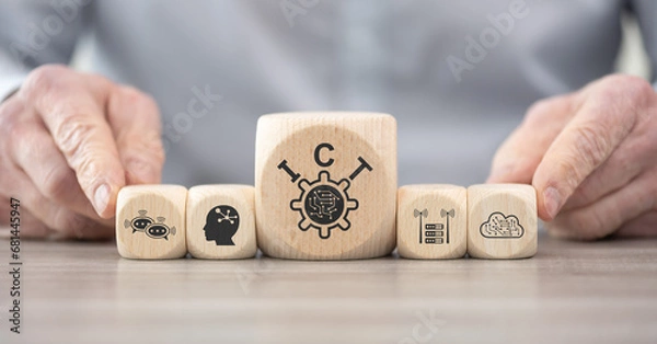 Fototapeta Concept of ict