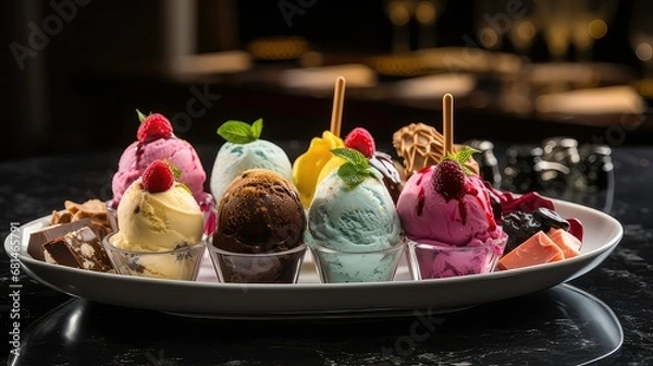 Obraz fresh ice cream