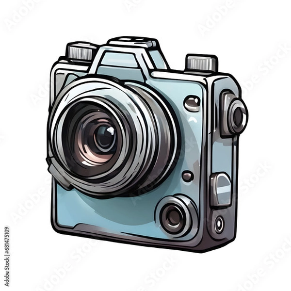 Fototapeta Camera Icon PNG Format With Transparent Background