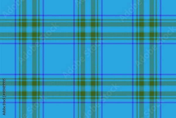 Fototapeta Seamless fabric plaid of textile tartan pattern with a vector texture background check.
