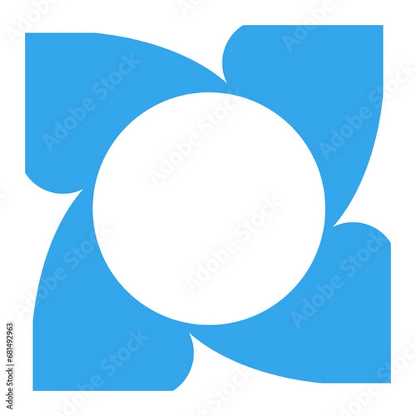 Fototapeta Aesthetic Brutal Vector Shapes