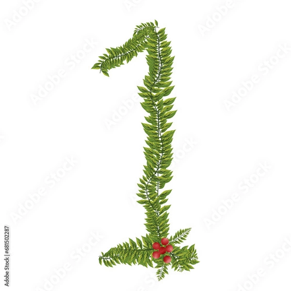 Obraz Number 1 Christmas