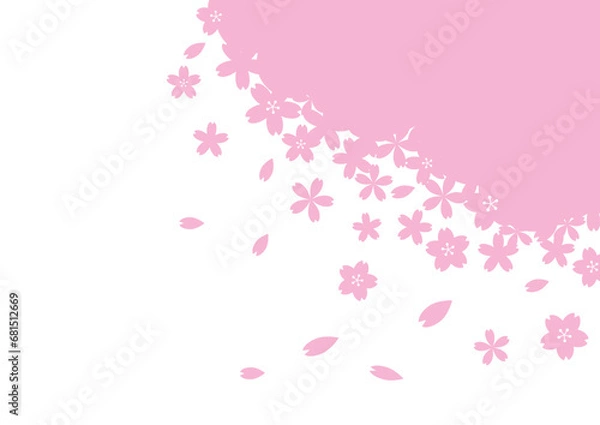 Fototapeta 春　桜の背景素材