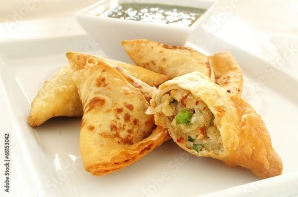 Obraz Traditional Indian Samosas