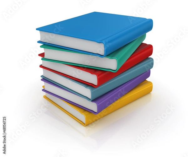 Obraz Colorful books