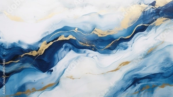 Obraz abstract fluid paints background, alcohol ink technique