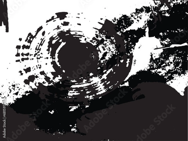 Obraz grunge texture. abstract grain scratch texture black and white background.