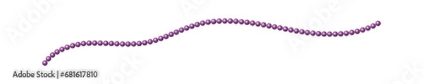 Obraz Mardi Gras Carnival Beads