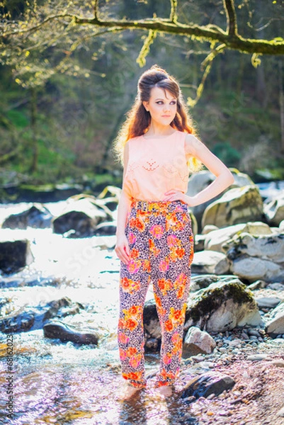 Obraz Relaxing in the river