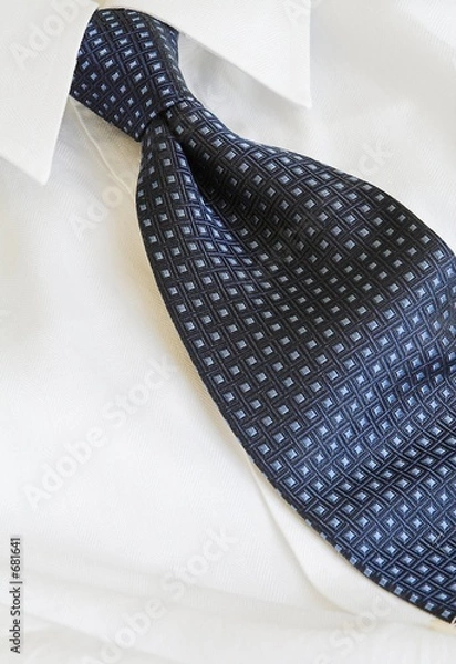 Obraz blue necktie and shirt