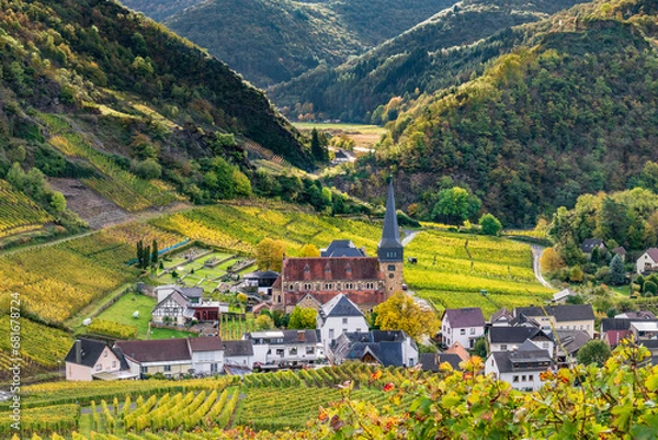 Fototapeta Blick auf Mayschoß