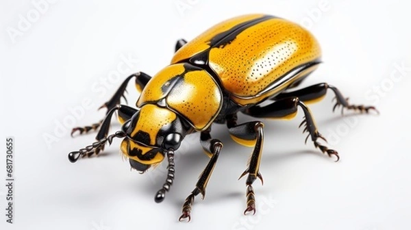 Fototapeta Beetle isolated on a white background
