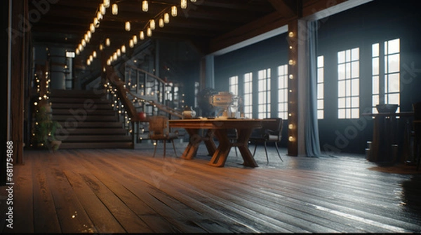 Obraz interior of restaurant