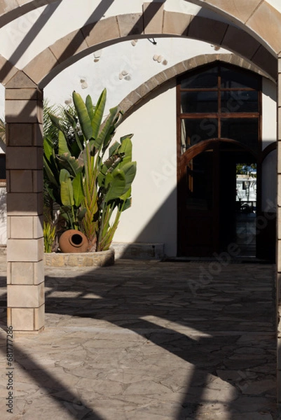 Fototapeta Cypr drzwi