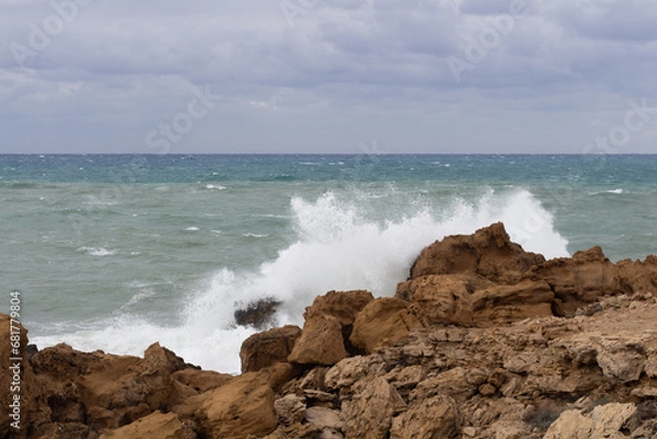 Fototapeta skały w wodzie