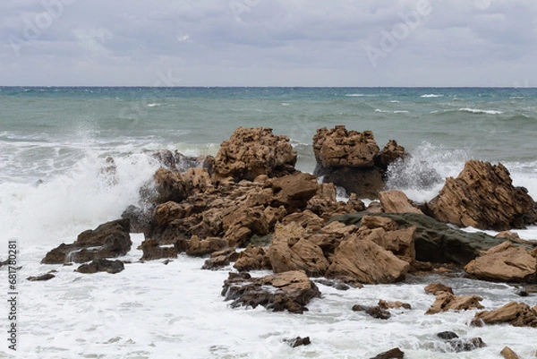 Fototapeta skały w wodzie