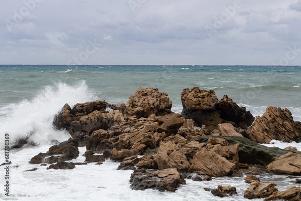 Fototapeta skały w wodzie