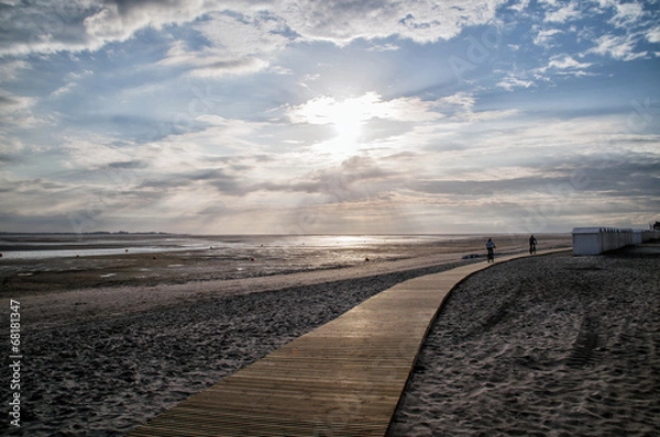 Fototapeta Le chemin des planches