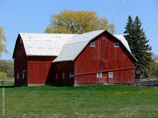 Obraz red barn