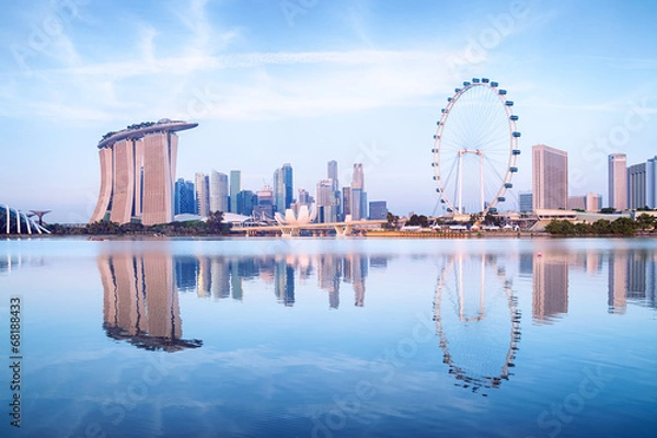 Obraz Skyline Singapuru