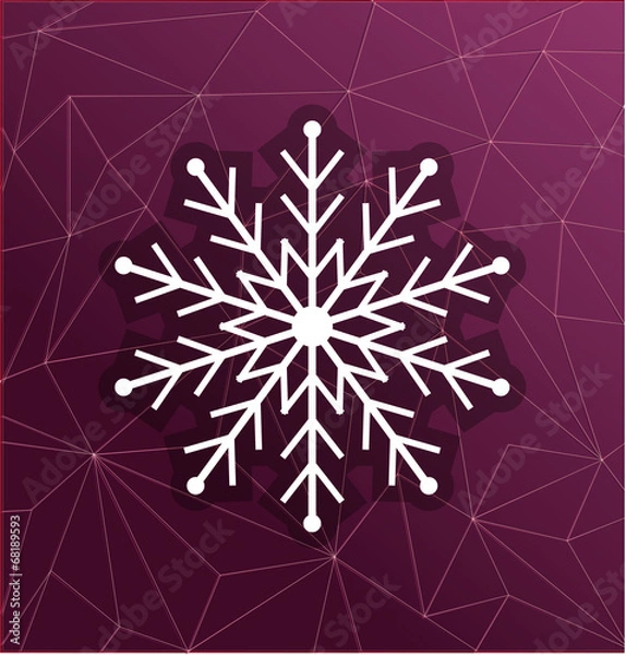 Fototapeta snowflake