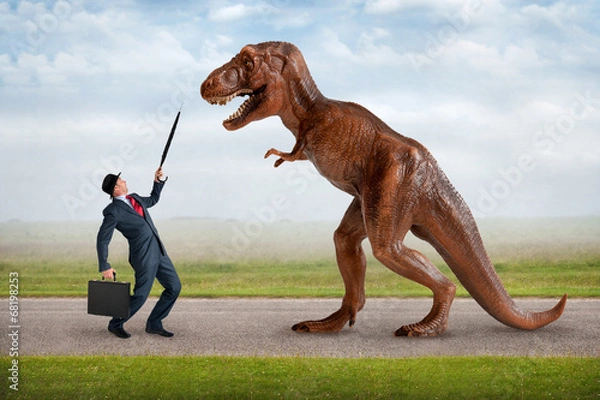 Fototapeta hostile business takeover concept