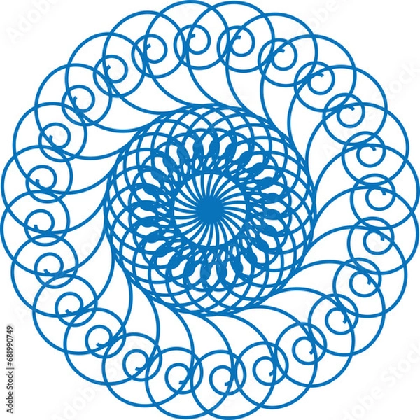 Obraz beautiful mandala with vector design 