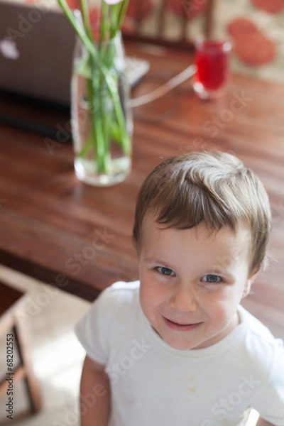 Obraz Stylish Caucasian boy