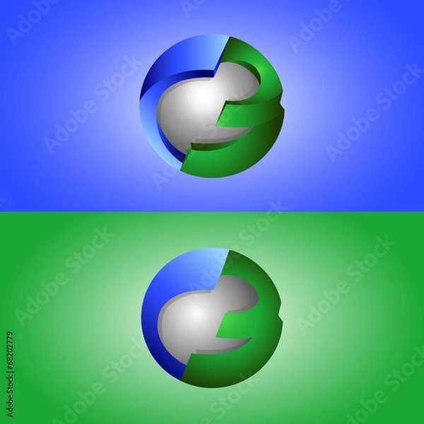 Fototapeta 3d symbol creative design