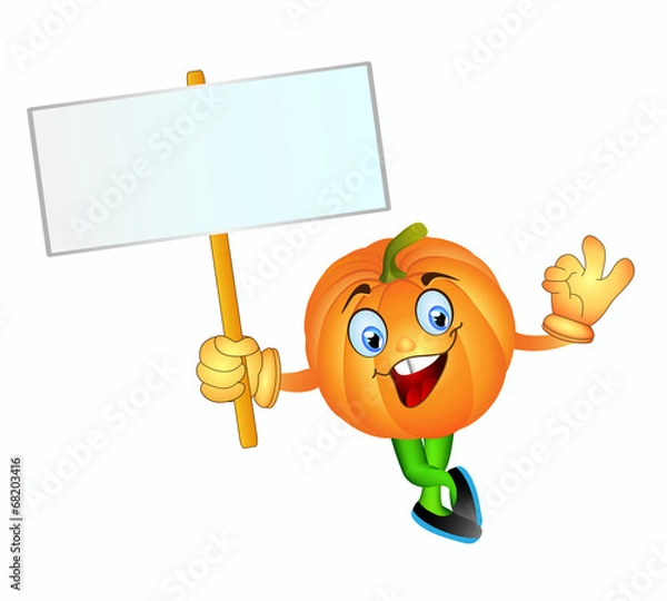 Fototapeta pumpkin boy