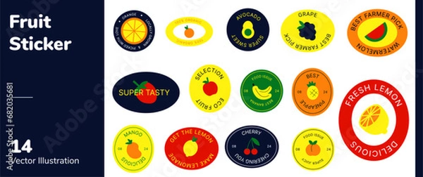 Obraz Fruit Sticker