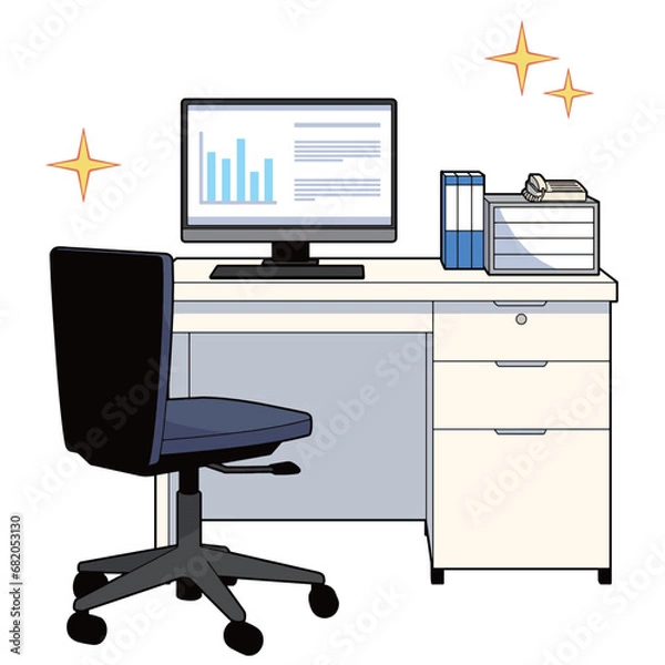 Obraz キレイな机