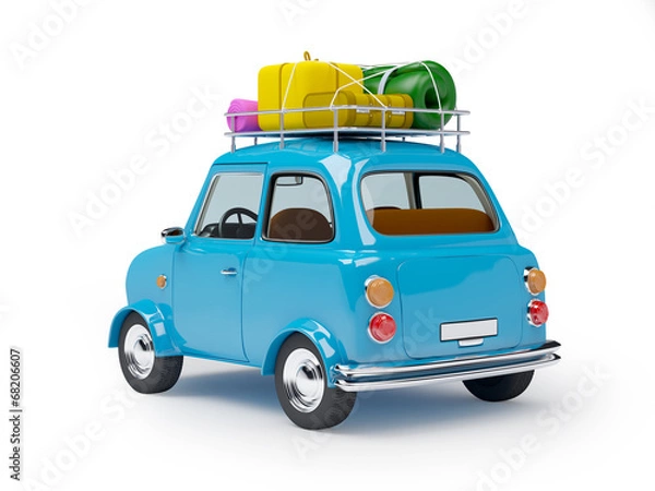 Fototapeta Mała przygoda samochodowa