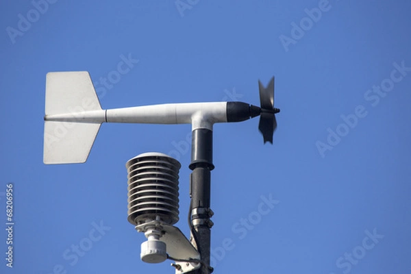 Fototapeta Revolving vane anemometer