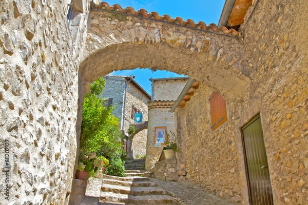 Fototapeta balade village drôme provencale  2