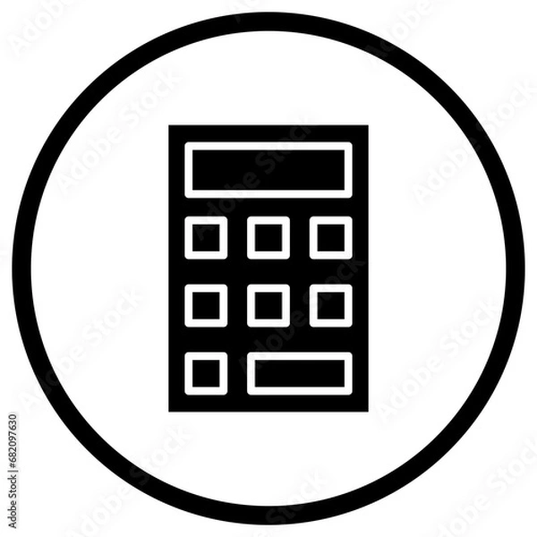 Fototapeta Calculator Vector Icon Design Illustration