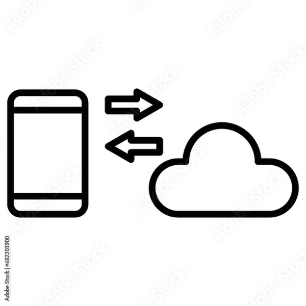 Fototapeta Data Transfer Icon