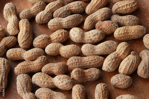 Fototapeta たくさんのピーナツ背景画像