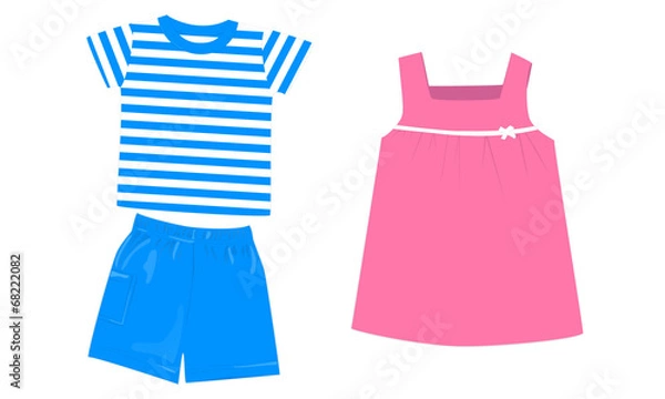 Obraz детская одежда