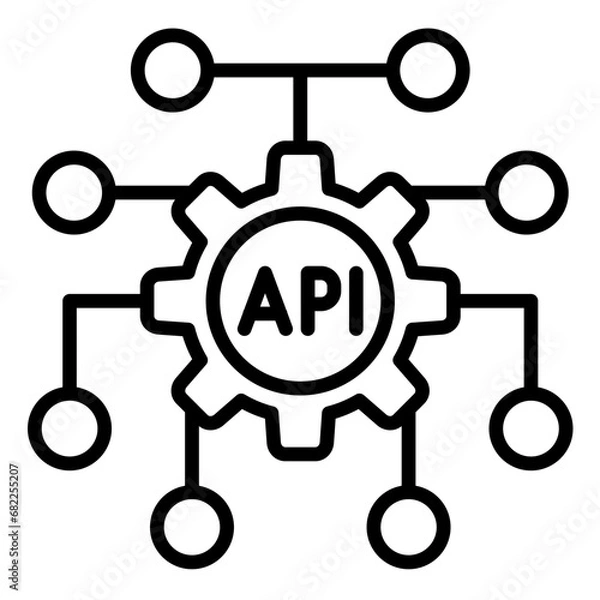 Fototapeta API Icon