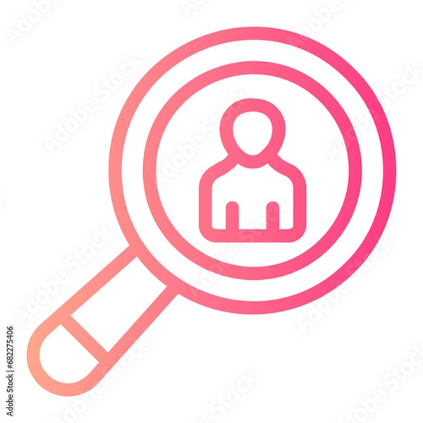 Fototapeta search gradient icon