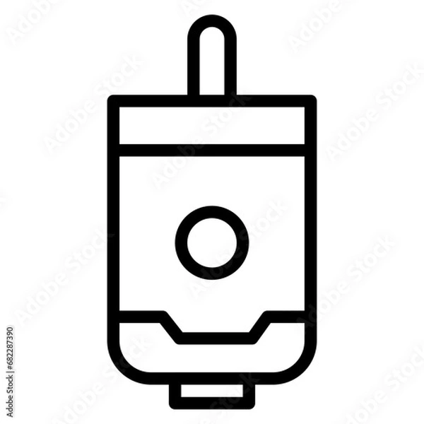 Fototapeta Stepper Motor Line Icon