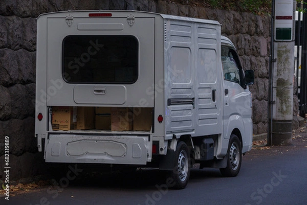 Obraz はたらく軽トラック