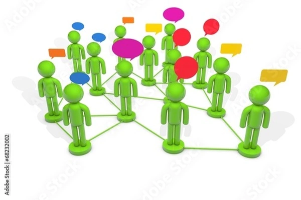 Fototapeta communication 7