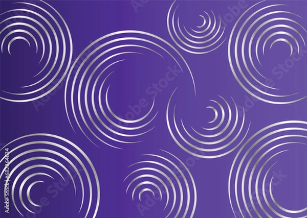 Obraz Gradient Color Background with Silver Circle Design 