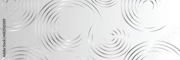 Obraz Gradient Color Banner Background with Silver Circle Design 