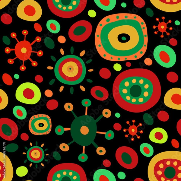 Obraz Ethnic pattern with vivid elements